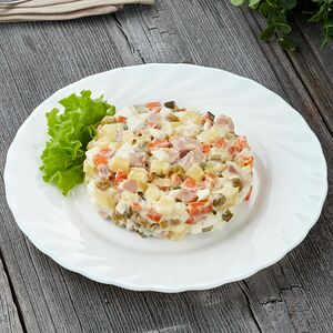 Оливье с ветчиной