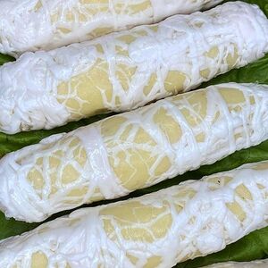 Картофельные люля с сыром на углях