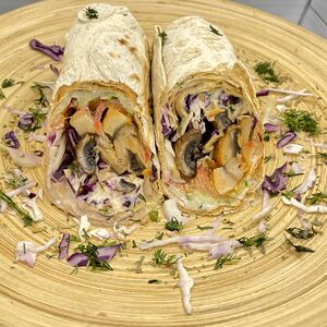 Веган Шаурма из Грибов