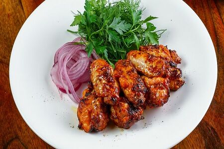 Куриные крылышки на мангале