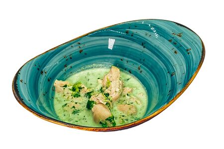 Филе куриное в сливочно-шпинатном соусе