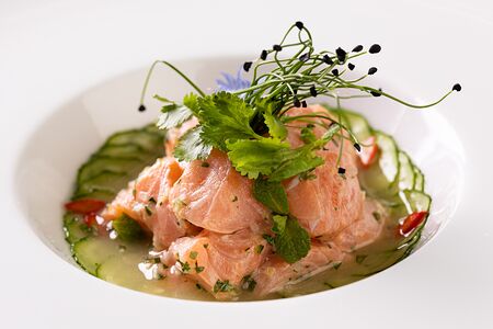 Севиче из лосося