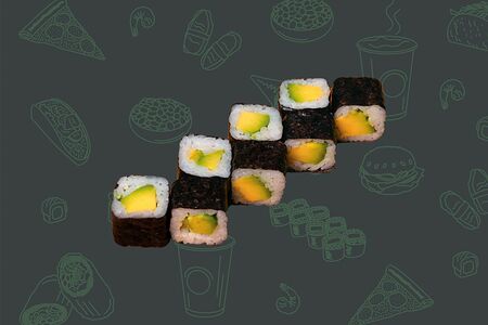 Маки с авокадо