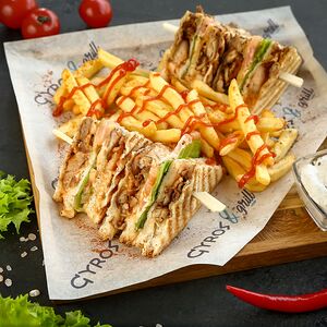 Клаб-сэндвич с курицей