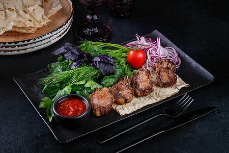 Шашлык из баранины Яблочки