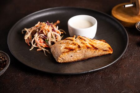 Филе лосося на гриле