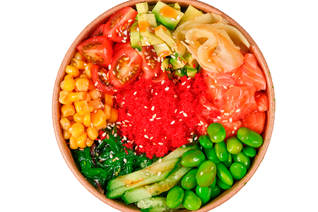 Поке лосось