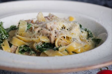 Феттуччине с кроликом