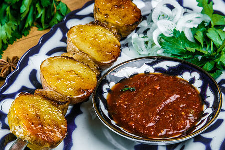 Картофель по-узбекски