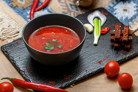 Постный борщ