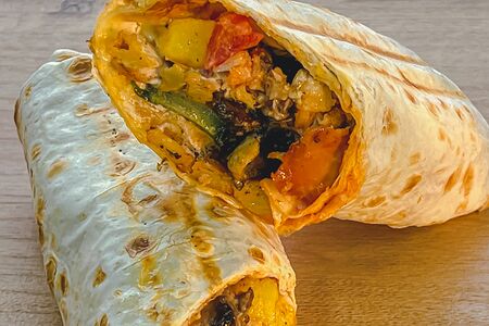 Куриный донер с грибами увеличенный