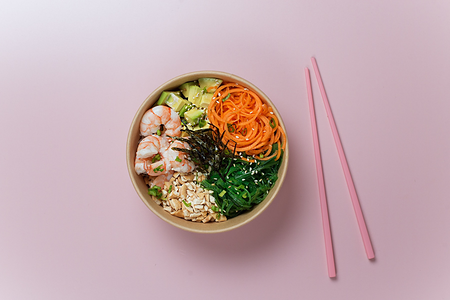 Поке с креветкой