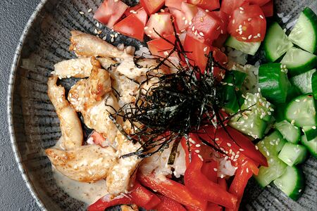 Поке с курицей