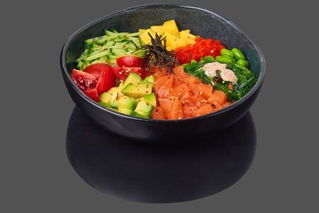 Поке с лососем