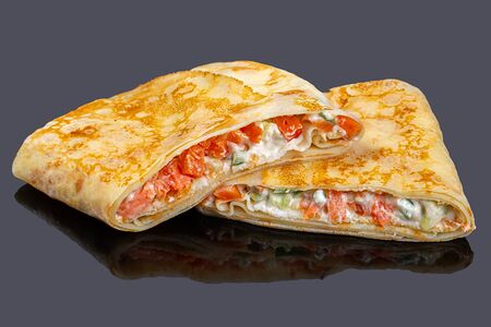 Блины с рыбкой