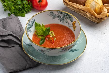 Суп прохладный Гаспачо по-андалузски