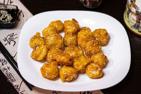 Фруктовое ассорти в карамели