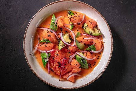 Севиче из лосося