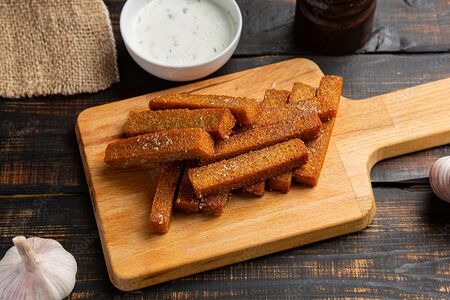 Гренки с сыром