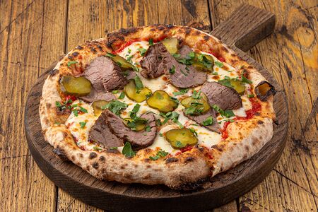 Мини-пицца мясная