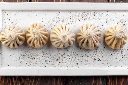 Хинкали с грибами