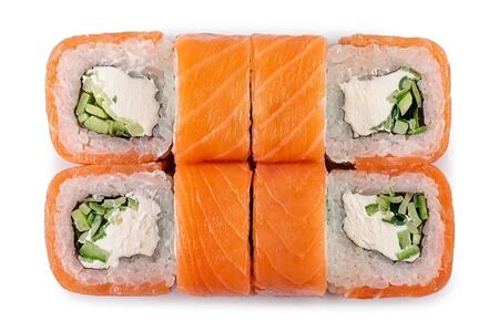 Ролл Филадельфия с огурцом