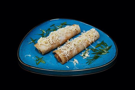 Блинчики с ветчиной и сыром