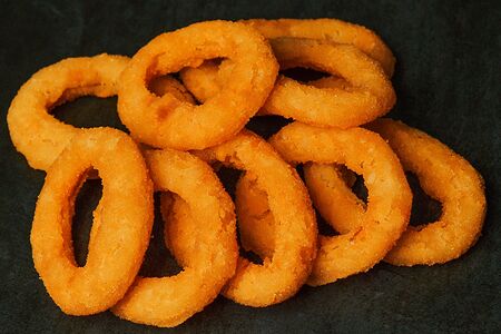 Луковые кольца в кляре