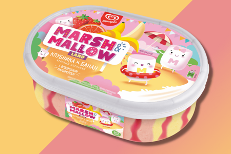 Мороженое Marsh & Mallow Land Банан-клубника