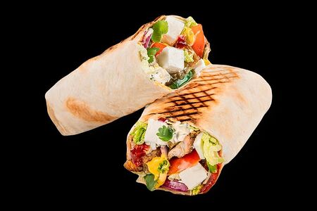 Шаурмиссия фирменная в лаваше с куриным филе
