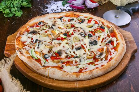Пицца Греческая-Вегетариано