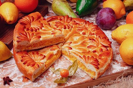 Цитрусовый пирог