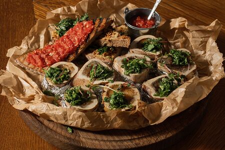 Мозговые косточки из печи