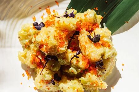 Креветки в соусе васаби