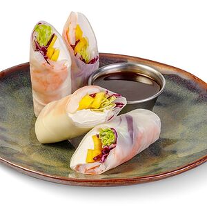 Спринг-ролл с креветкой