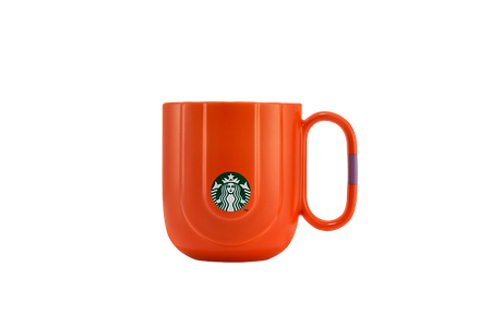 Кружка керамическая MUG ARCHES ORANGE, 355 мл