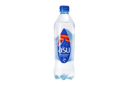 Вода Asu c газом