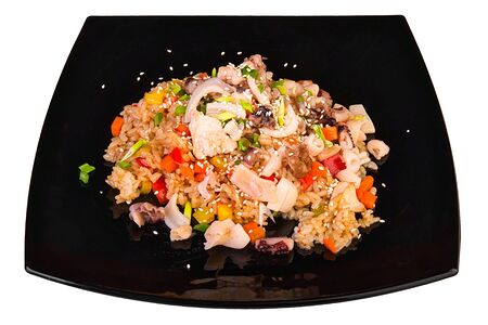 Тяхан с морепродуктами