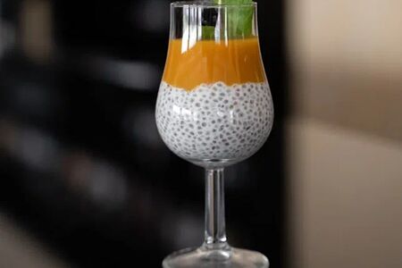 Десерт Чиа с манго