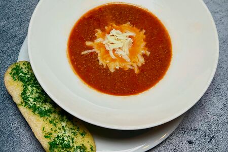 Суп Чили с говядиной и красной фасолью