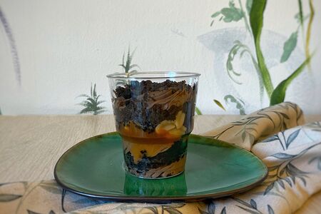 Вегетарианский трайфл Сникерс