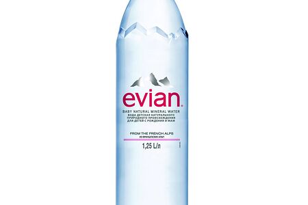 Evian вода без газа
