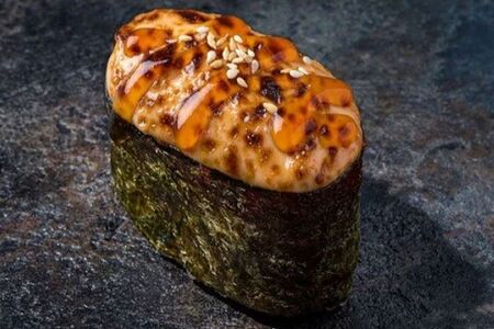 Запеченные суши с курицей