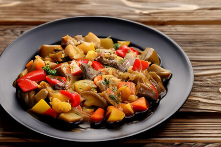 Жаркое с печенью