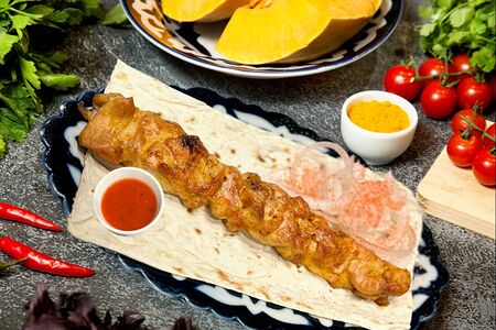 Шашлык из куриного бедра