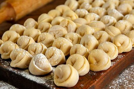 Пельмени из мраморной говядины