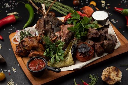 Садж мясной