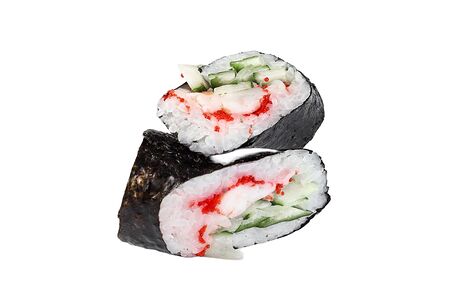 Ручной ролл с тигровыми креветками