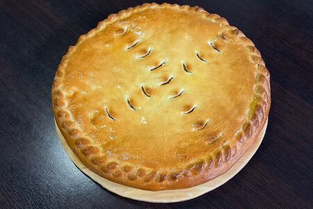 Русский пирог с капустой