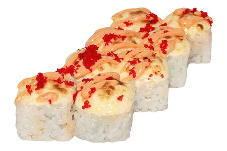 Запеченный ролл Спайси чиз